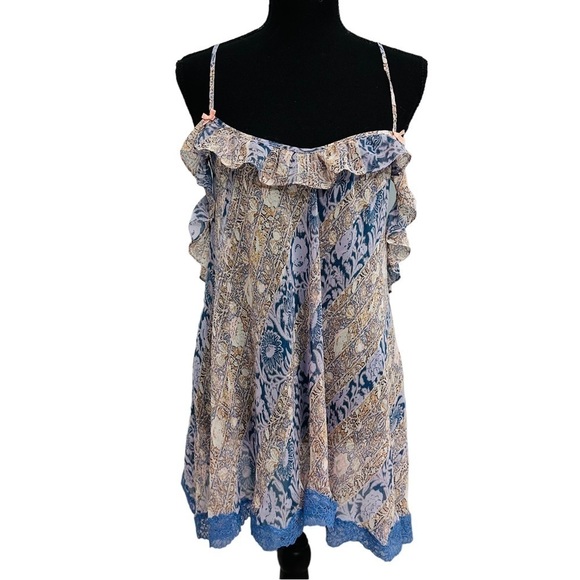 Victoria’s Secret Babydoll Slip Dress Lingerie Coquette Floral Dainty Medium - Picture 1 of 5